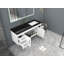Ensemble de meuble-lavabo mural simple 60 po Campfort-2085188615-2085188614