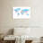 Pastel Countries World Map-447319959