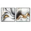 Abstrait géométrique vagues grises - ensemble de 2 collages carrés abstraits-1287856824-1287856827
