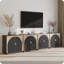 Buffet avec portes arquées symétriques avec rangement, -480779094