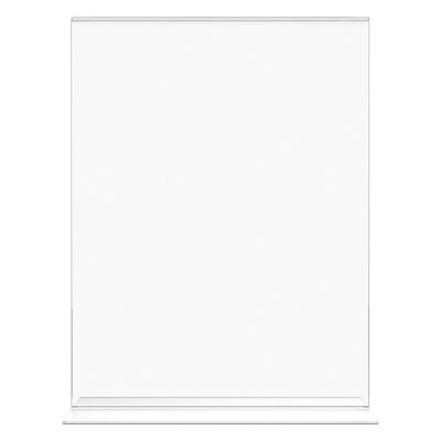 Porte-affiche de bureau double face Classic Image, plastique, 8 1/2 x 11