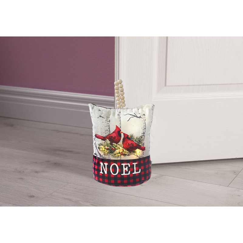 Butoir de sol en tissu Noel