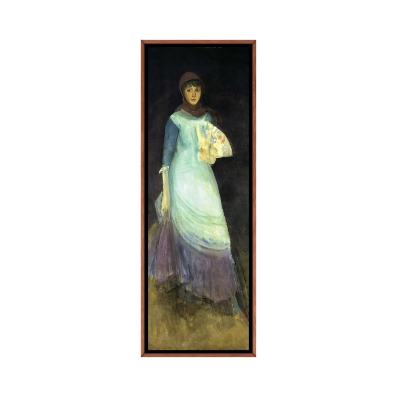 Print, 91.44 cm H x 30.48cm W x 4.445cm D, Classic Wood