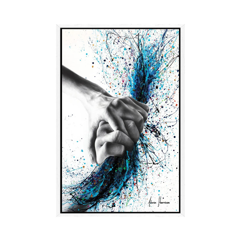 Never Let Go by Ashvin Harrison - Gallery-Wrapped Canvas Giclée on Canvas, 101.6 cm H x 66.04 cm W, White Framed
