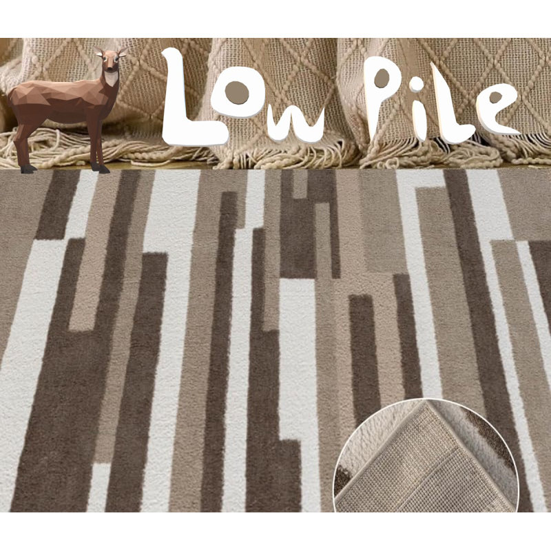 Geometric Area Rug, Rectangle 200 x 290 cm