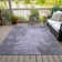 Machine Washable Indoor/Outdoor Xhevrie Purple Rug