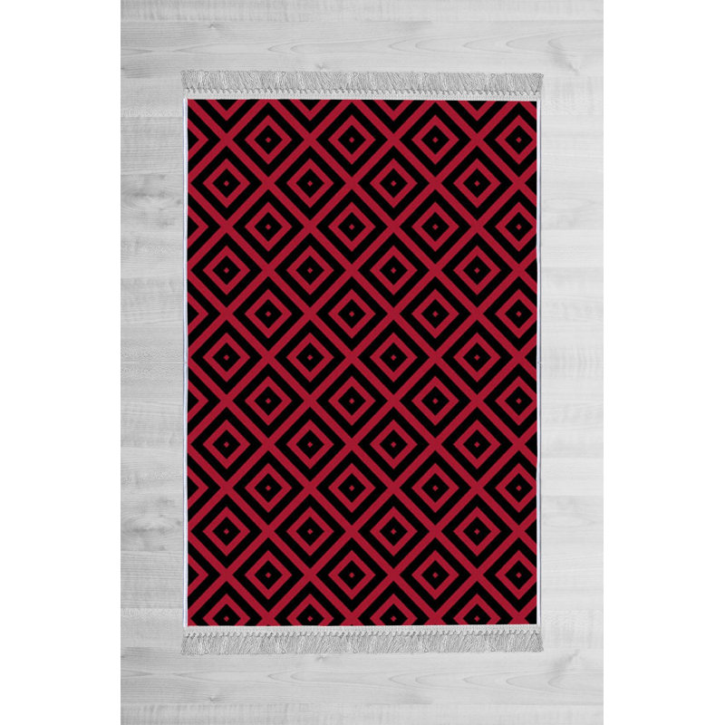 Luxurious Hall Carpet, 100% Velvet Fabric, 31.5 x 59.1 Inches | Non-Slip Cotton Sole, Pile Height: 0.4 Inches | Antibacterial & Machine Washable, 3D Digital Printing | Elegant Design for Living Room & Entryway