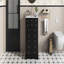 Meuble-lavabo de 24 po avec tiroir et deux portes à fermeture douce, armoire de rangement moderne peinte avec lavabo en céramique, meuble-lavabo simple élégant pour petits espaces