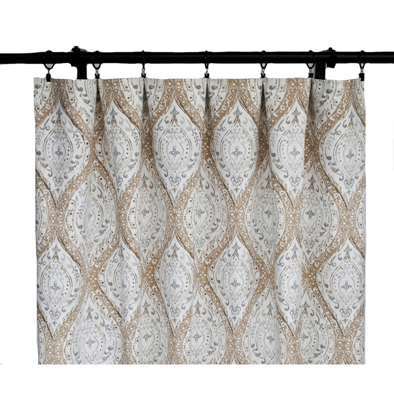 Cotton Room Darkening Curtain Pair, 25" W x 40" L