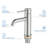 Single Handle Bathroom Sink Faucet with Pop Up Drain-115715132