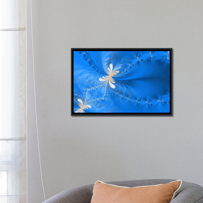«Perfect Day», impression numérique sur toile, H 18 po x l 26 po x P 1,5 po, Toile avec cadre noir, Pas de tapis