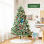 Arbre de Noël pin vert 6 pi et pommes de pin-1920837948