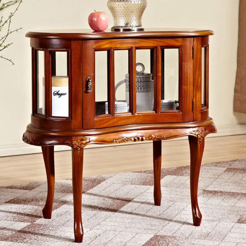 Console en noyer massif