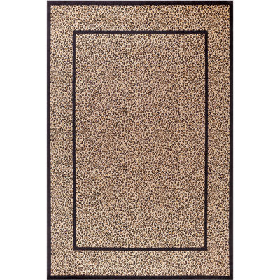 Tapis noir / beige Edmont