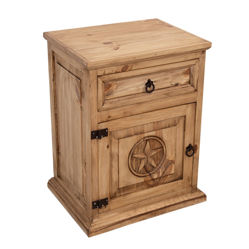 La table de chevet Kodah, Beige