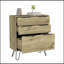 Commode à tiroirs Hartly, chambre à coucher, chêne clair