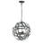 4 - Light Galvanized Chandelier