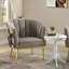 Fauteuil en velours l 31 po Lyli-1483347168