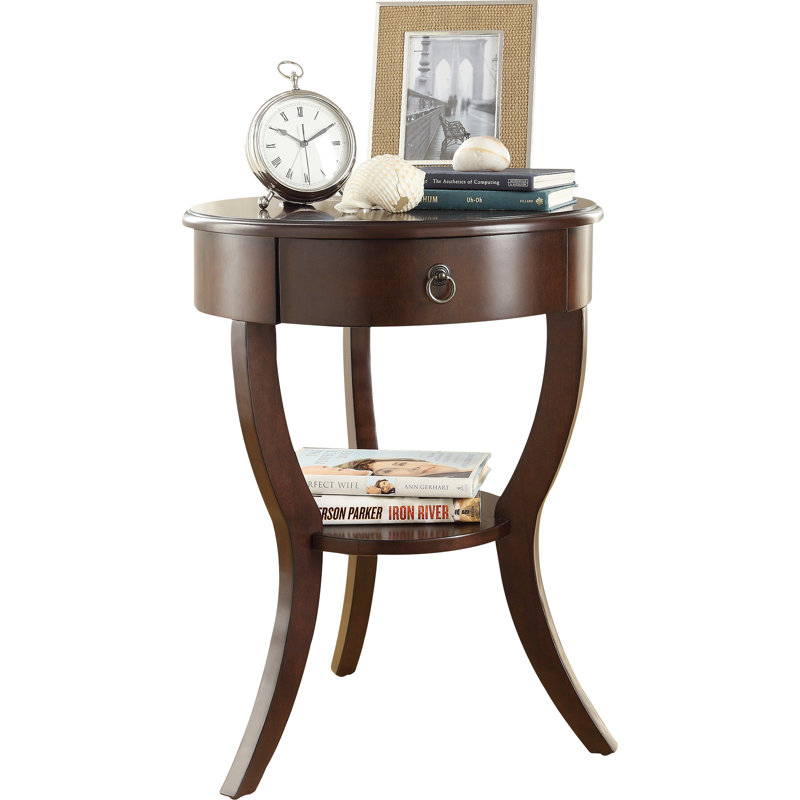 Beekman End Table with Storage, Espresso