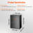 VEVOR 20" H Package Delivery Boxes, Galvanized Steel Wall Mount Mailbox with Coded Lock