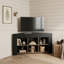 Unfinished TV Stand for TVs up to 65" with Fireplace Included