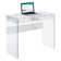 Allegonda Glass Frame Writing Desk with 1 Drawer