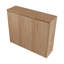 Armoire latérale de salle de bain 12 po, 3 portes à fermeture en douceur, conception à fixation flottante, 12 * 3 (emballage KD)