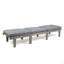 Chaise longue en bois Ariana KD avec coussin