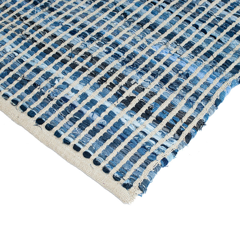 Callan Cotton Striped Indoor Rug, Rectangle 8' x 10'