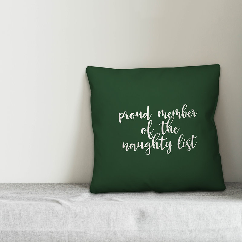  Coussin Proud, Vert foncé, Housse de coussin
