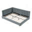 Structure de lit double capitonnée-234192674