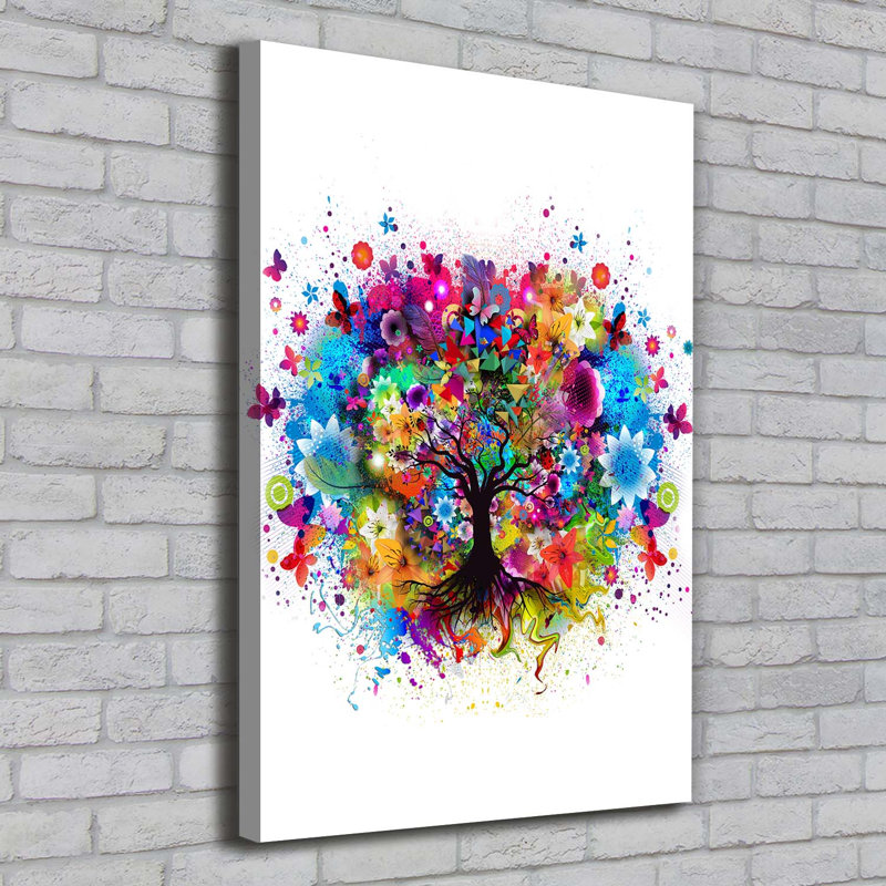 Abstract Tree - Wrapped Canvas Print