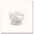Boucle Swivel Chair, Solid Wood Frame