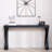 58.3" Narrow Entryway Table,Manufactured Wood Sofa Table With Crossed Legs For Hallway,Living Room