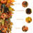 25"H Fall Pumpkin Leaf  Teardrop
