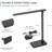 LED Desk Lamp With 5 Color Modes & 5 Brightness Levels, 9.5W 750LM Eye-Caring Task Light, Adjustable Metal Touch Control Lamp For Reading, Sewing, Crafts, And Office Use