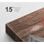 "Western Wood Effect Landscape", panneaux de bois de la chaîne de montagnes "Western Woodblick Day" sur toile-99542821