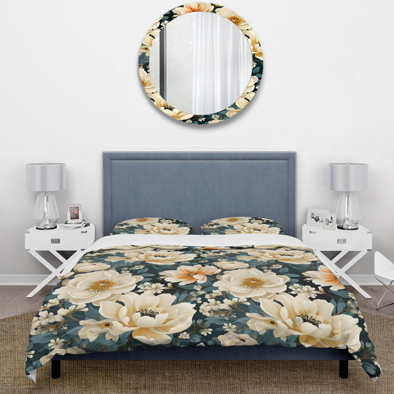 Ensemble de housse de couette Mcilvain, Housse de couette simple + 1 taie décorative stan