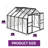 Balconera 8'W Polycarbonate Greenhouse-111029464-111029463