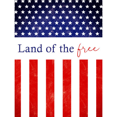 " Land Of The Free Stars Stripes "