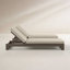 Chaise longue d'extérieur en aluminium KOVA Minimalist (ensemble de 2)-1924253021-1924253022