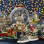 Magic Christmas Globe Clock