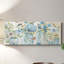 Jardin papillon bleu - Toile tendue avec châssis - Prêt à accrocher-571420415