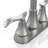 High Arc Dual-Handle Centerset Bathroom Faucet with Drain Assembly(Set of 2)-128613784