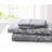 Microfiber Floral Sheet Set-92076766-92076765
