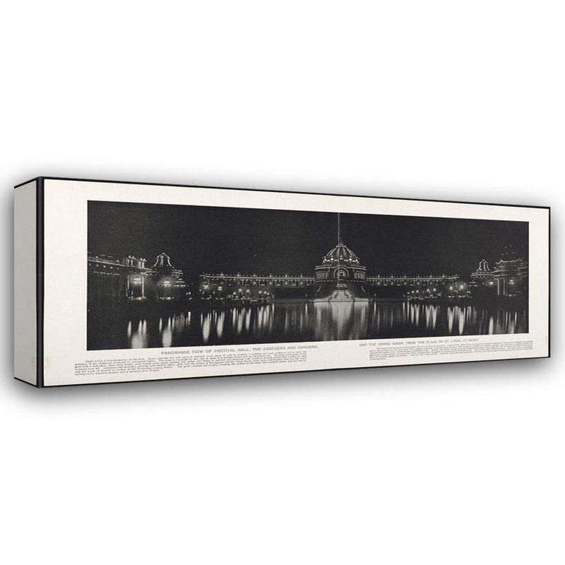 Art sur toile tendue avec Alcott Hill® Worlds Fair, St Louis Missouri - 1904 69436, H 12 po x l 24 po