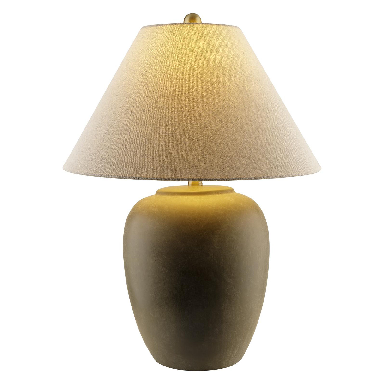 Eustacia Ceramic Table Lamp, Gray