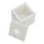 Contemporary Stone Decorative Box with Lid for Office or Home Decor - Modern Keepsake Storage Organizer for Bedroom Styling