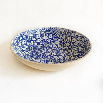 Cobalt Stoneware Serving Bowl