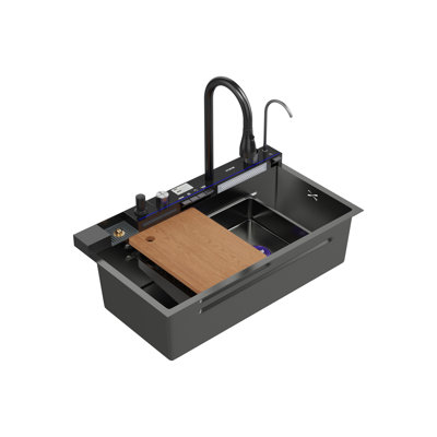 31.5'' W Drop-In Stainless Steel Kitchen Sink